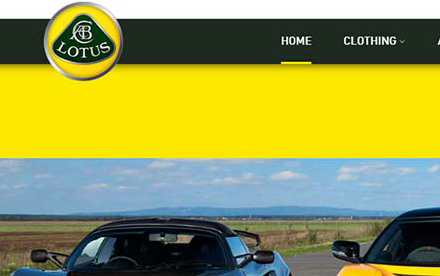 Lotus Cars Ecommerce Store